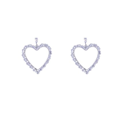 Go Dutch Label Oorknoppen sparkle heart Goud