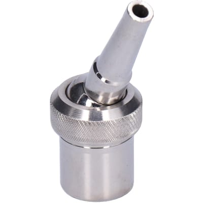 Fonteinsproeier G1/2 20mm Binnendraad Verstelbare Richting Vijver Water Sproeikop gray