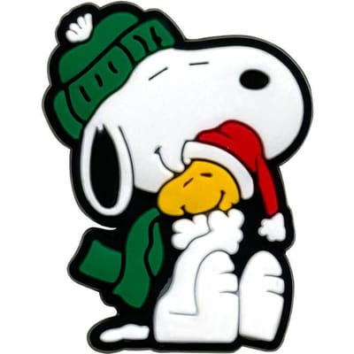 MINISO Grillige Snoopy Cartoon Schoenbedels Decoratieve Accessoires voor PVC Klompsandalen - Anime Geïnspireerde DIY Knutsels Accessoire black