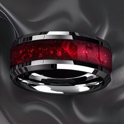 Mode Ringen voor Mannen van Roestvrij Staal Inleg met Kunstmatige Groene Agaat Steen Sieraden Geschikt voor Dagelijkse Draag, Cadeau voor Hem Niet-Verkleurend 13 gray