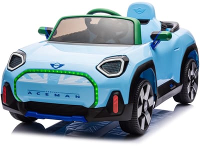 Mini Aceman 12V kinderauto Blauw