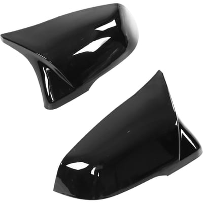 2 stuks zijspiegelkappen links en rechts, glanzend zwart ABS, vervangingsonderdelen voor GR Supra A90 2018-2021 black