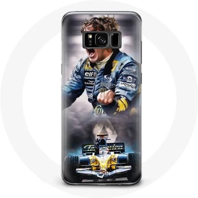 Case voor Samsung Galaxy S8 plus Formule 1 Fernando Alonso F1-coureur