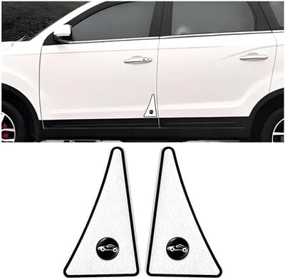 Dailygoods- Randbescherming Auto - 2 Stuks - Hoekbescherming - Bumperstickers - Anti-kras Afdekking - PVC - Universeel - Deurbescherming