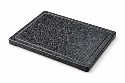 LuxuryQuarry® Graniet Snijplank met Sapgeul 40x30x2cm – Cuttingboard - Professionele Snijplank Graniet