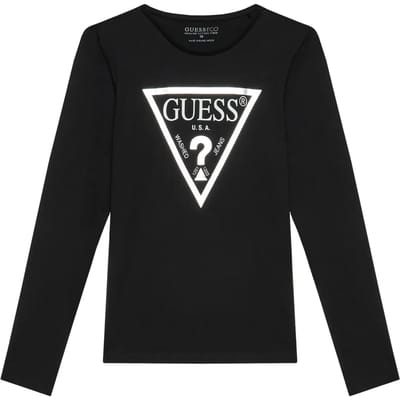 Meisjes-T-shirt met lange mouwen Guess Core
