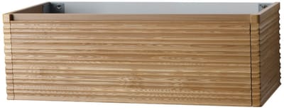 KAMELLIA wastafelonderkast – 119x40x52 cm – Licht walnoten – Greeploos & softclose