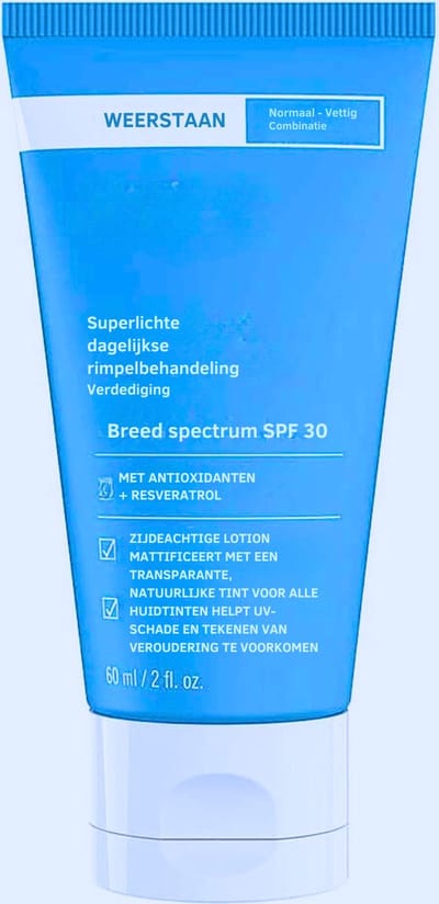 RESIST Anti-Aging Dagcrème Met SPF 30 & Subtiele Tint - Hydratatie En Bescherming Voor Gecombineerde Tot Vette Huid - 60 ml