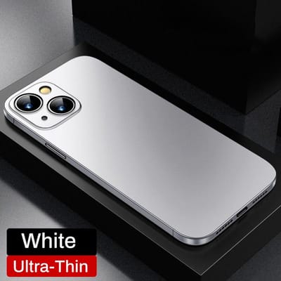 Ultradunne Zachte PP Hoesje Voor iPhone 15 14 13 12 mini 11 Pro X Xr Xs Max 7 8 Plus SE2 Mat Harde Achterkant Doorschijnend Helder Slank Hoesje For iPhone 14 Plus