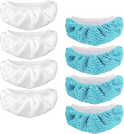 Stoomreiniger Pads - Microvezel Doeken - Hygiënisch Reinigen - Wasbaar Herbruikbaar - 11-16 cm Lengte - Meerdere Kleuren
