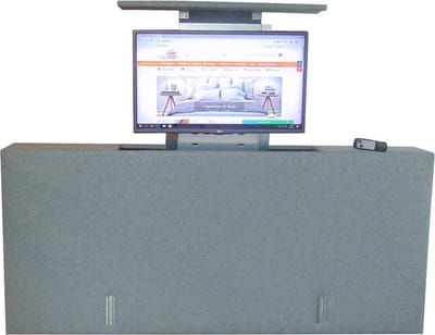 Slaaploods.nl Voetbord - Met TV Lift - 160x80x20 cm - Grijs