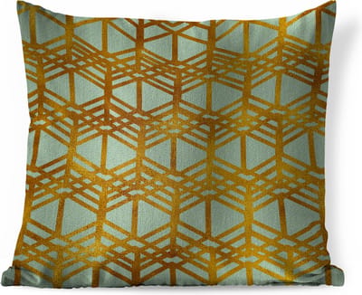 Sierkussens - Kussentjes Woonkamer - 40x40 cm - Luxe - Goud - Patronen