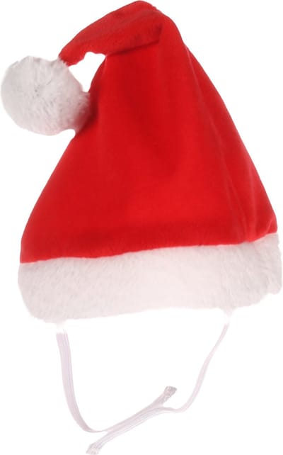 Flamingo Ponne - Kledij Honden - Kerst Ponne Kerstmanmuts Rood 17,5x4x22cm - 1st - 137366 - 1st