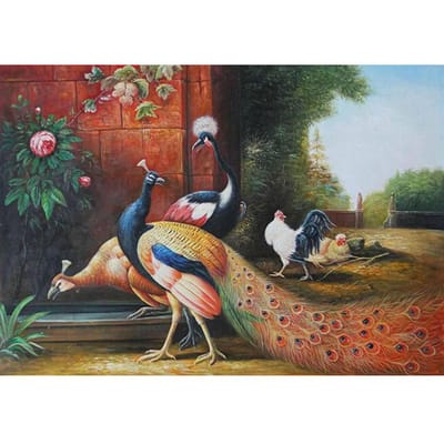 Peinture diamant ronde complète 5D à faire soi-même, broderie d'aigle solitaire, point de croix 20X30CM black