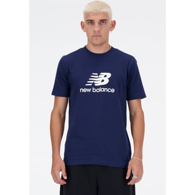 New Balance Sport Essentials Logo T-shirt Nbnavy Maat: M | Basic T-Shirts Outlet | Heren | Blauw