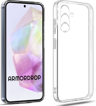 Armordrop Transparant Hoesje Geschikt Voor Samsung A35 Hoesje - Stevige Beschermhoesje