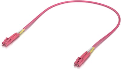 Ubiquiti UACC-OFC-M2-LULU-0.5M-50 InfiniBand en Glasvezelkabel 0,5 m LC LC/LC Roze
