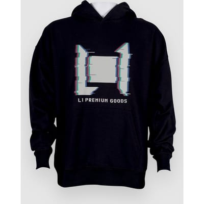 L1 VHS Hoodie zwart