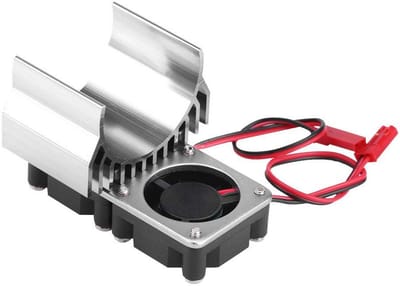 RC Motor Koellichaam - RC Motor Ventilator - Motor Koelen - Dubbele Ventilator - 6 x 45 x 45 cm
