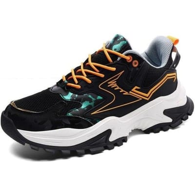 Heren Chunky Sneakers Coole Mannen Mode Street Style Outdoor Wandelen Joggen Hardlopen Sportschoenen Mannelijk Platform Casual Schoenen 40 zwart