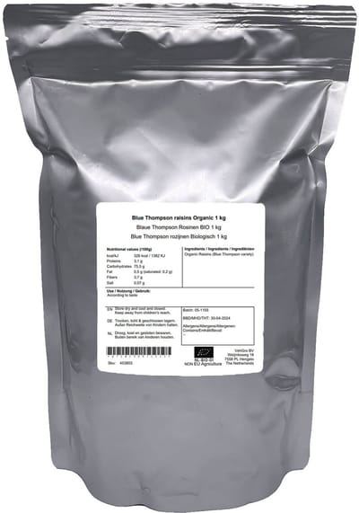 Blue Thompson rozijnen - 1 Kg - Holyflavours