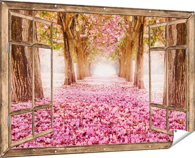 Gards Tuinposter Gorilla - Zwart Wit - 60x40 cm - Tuindoek - Tuindecoratie - Wanddecoratie buiten - Tuinschilderij