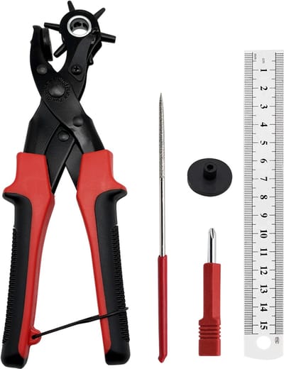 Purepeak 5-in-1 Gaatjestang Set - Revolvertang voor Riem - 6 Formaten