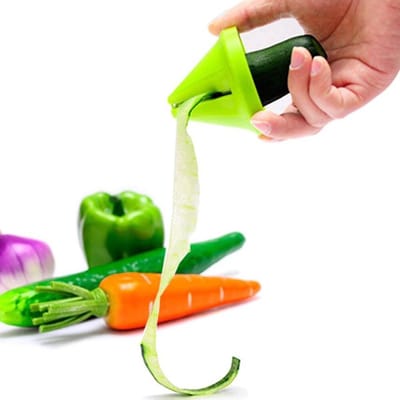 Waledano® Groentespiraalsnijder - Handmatige - Spiraal Snijmachine - Snijgereedschap - Handmatige Snijder - Wortelschiller - Komkommersnijder - Dunschiller - 1 Stuk