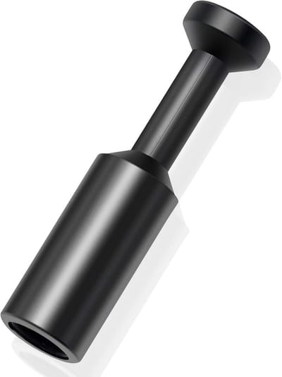 KZQ Steekfitting Plug 8mm, Push-to-Connect Fitting van PBT Hars, Geschikt voor Persluchtleidingen, Set van 20 Stuks, Buitendiameter 8 mm
