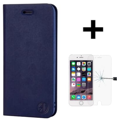 Apple iPhone 7/8 plus Magnetisch Rico Vitello Wallet Case Blauw
