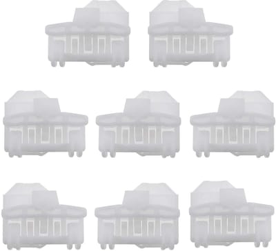 Cosensi - Dailygoods - Dailygoody - Auto Raambediening Reparatie Clips - 8 Stuks - Wit - Bevestigingsmiddelen - Geschikt voor Audi A4 en Seat Arosa
