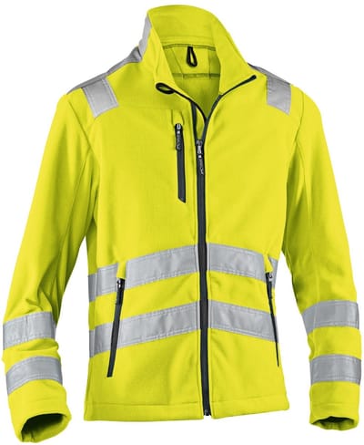 KUBLER PSA REFLECTIQ 14078339 Hi Vis Reflecterend Fleece Werkjas HEREN Veiligheidsjas Signaalgeel - Ademend - Stretch