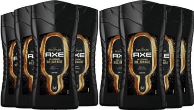 AXE Douchegel - Magnum Gold Billionaire - 8 x 250 ml - Voordeelverpakking