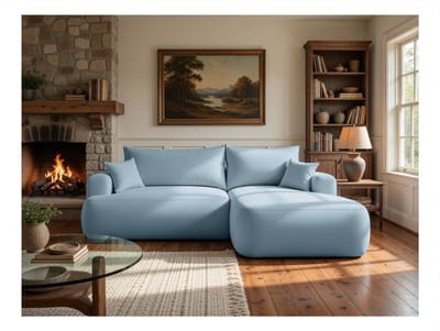 Vloerbank 118 x 93 x 65 cm Beige – Ergonomische Schuimstof Zitzak Bank Zonder Montage – Moderne 2-Zits Loungesofa voor Woonkamer, Slaapkamer & Gaming – Pauwhome