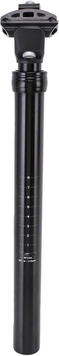Verstelbare Zadelpen - Dropper Post Fiets - Mountainbiken Trail - Handmatige Hoogteverstelling - 170 mm Veerweg 309 mm - Aluminium