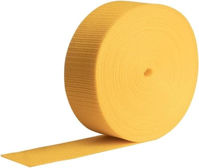 Singelband Polypropyleen - Bagageband Vrachtband - Bagage Vastzetten - Duurzaam Materiaal - 3 Meter - Geel