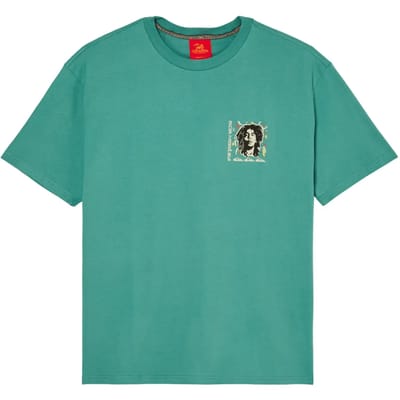 Quiksilver Bob Marley Warhead T-shirt Met Korte Mouwen Blauw L Man