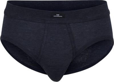 Gotzburg heren slip met gulp (1-pack) - middenblauw gestreept