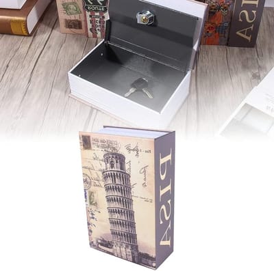 Geheime kluis in de vorm van de Leaning Tower of Pisa - Veiligheidssysteem voor sieraden en waardevolle spullen