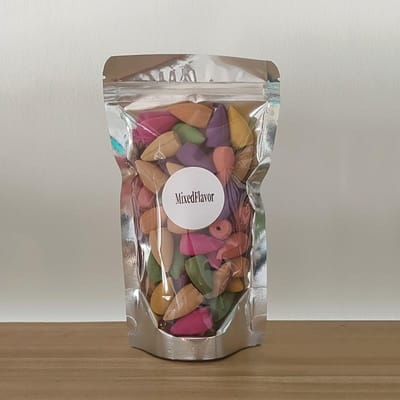 Sandelhout & Roos Indigo Gietkegel - Perfect voor Huisparfum, Yoga, Ontspanning | Brander Niet Inbegrepen Mix gray