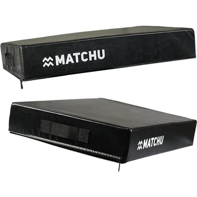 MATCHU - Drop pad set - 2 drop pads - Kussen voor gewichtheffen - 2 stuks - Zwart