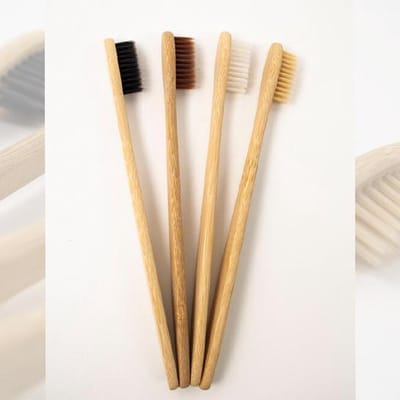 Bamboe Tandenborstel – Set van 4 stuks - Ecologisch – Toothbrushes - Milieuvriendelijk