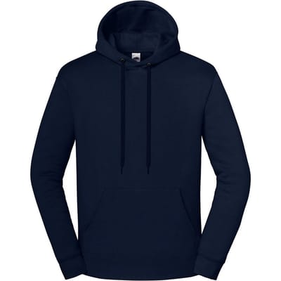 Fruit of the Loom Heren Iconic Premium Hoodie (Deep Navy)