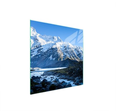 TMK ArtDeko - Beschermplaat voor Fornuis - 50x52 cm - Glas - Gemaakt voor Alle Fornuizen
