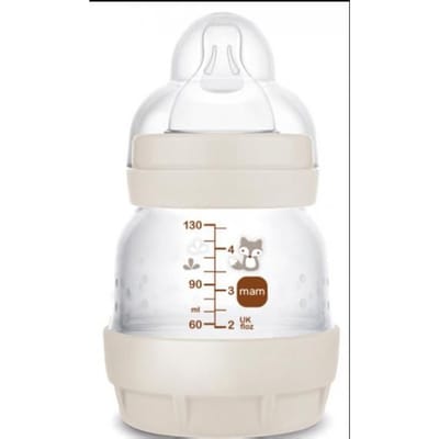MAM Zuigfles Easy Start 130 ml 0 Maanden Debiet 0 Extra Traag (Modellen : Zand)