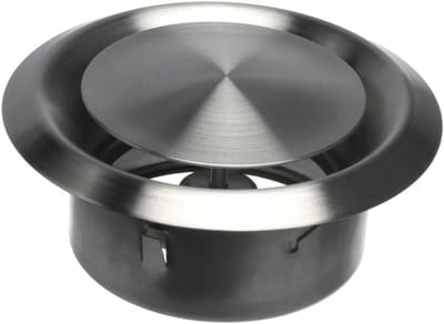 Rond Ventilatieventiel Ø 100mm - Verstelbare Schijfklep voor Luchttoevoer en Afvoer