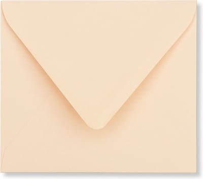 Envelop 12,5 x 14 Abrikoos, 60 stuks