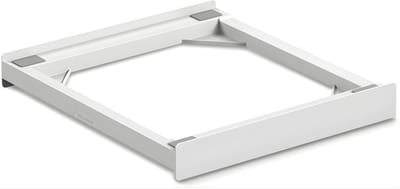 KIRA® Stapelkit Wasmachine Droger - Universele Stapelkit - Voor Wasmachine En Droger - Wit - 55cm x 8cm x 60cm