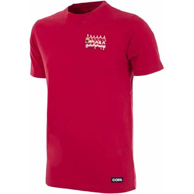 COPA - Denemarken 1992 EK embroidery T-Shirt - Heren - Rood - S