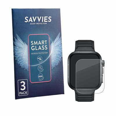 3 Stuks Savvies Screenprotector - geschikt voor Huawei Watch Fit 5 Pro - beschermfolie glas transparant